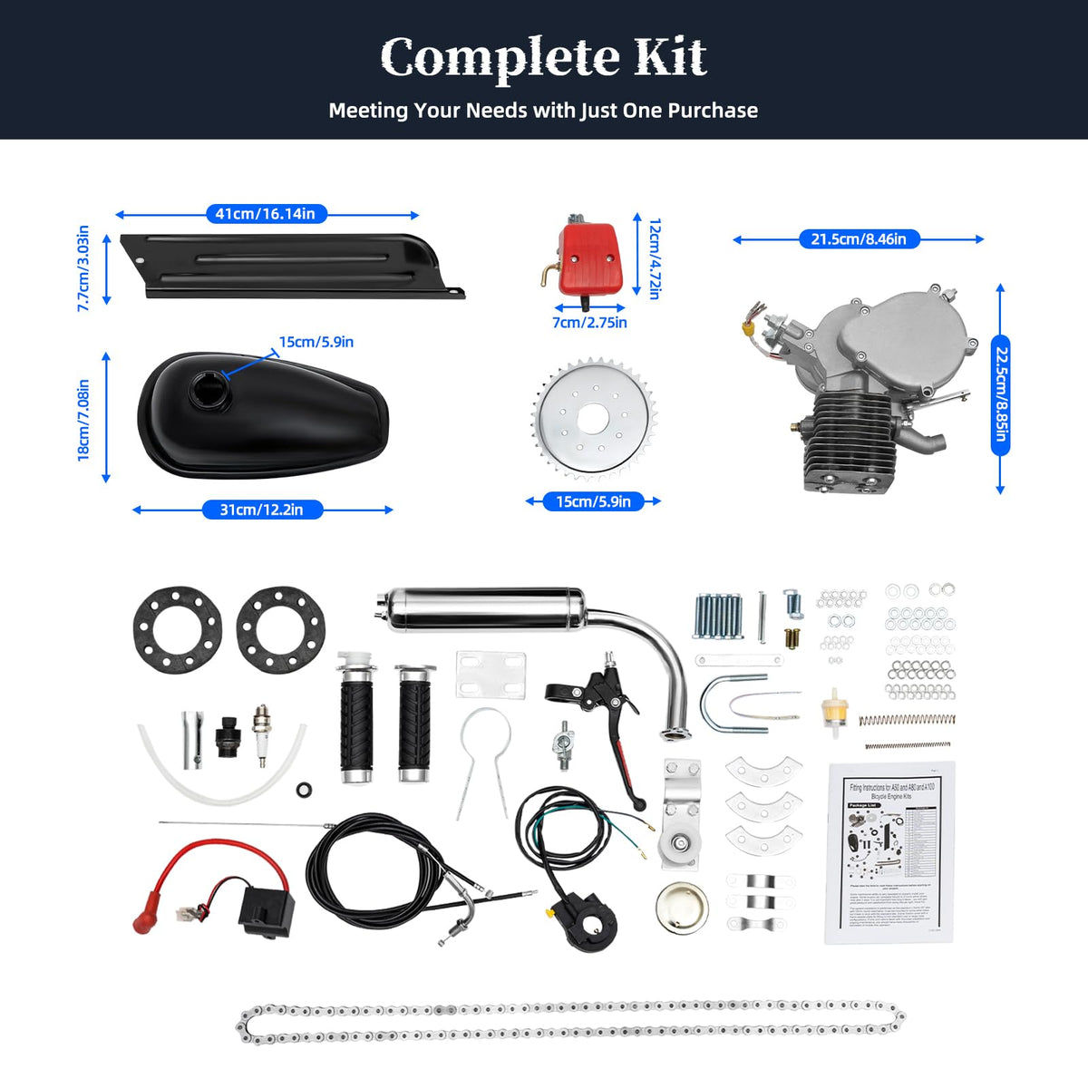 2 Stroke Bicycle Engine Kit Y24706
