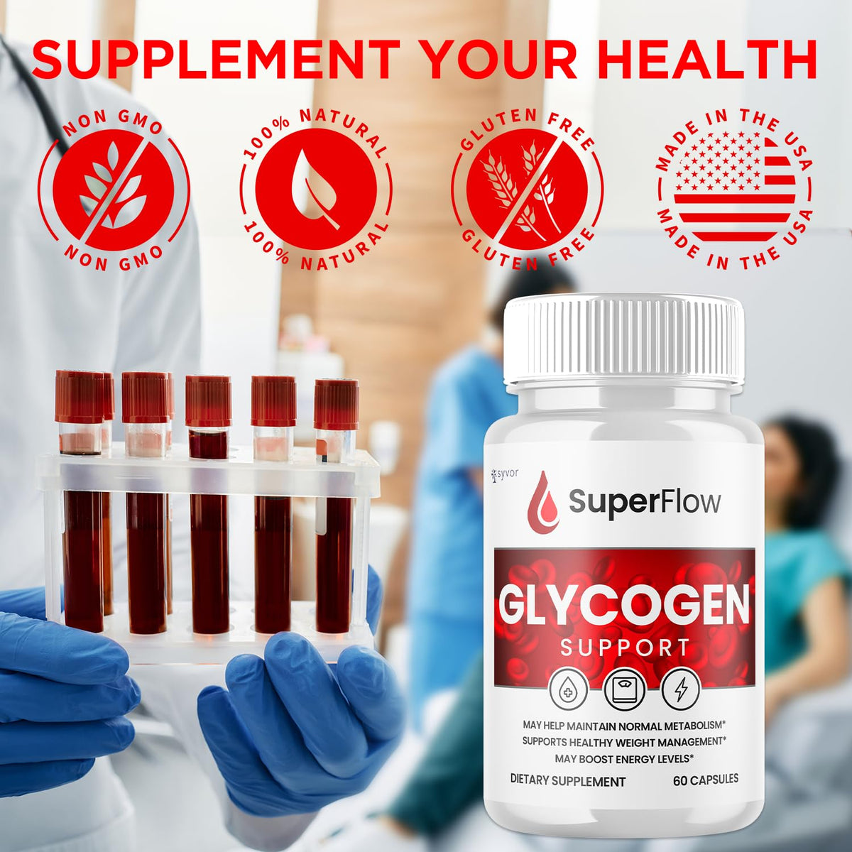 Glycogen Support Supplement Formula 120 Capsules A265