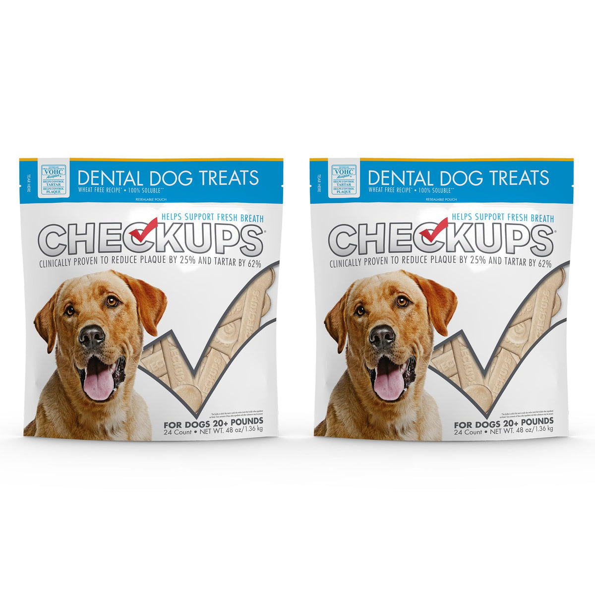 24 Treats 48 oz Dog Dental Chews V654