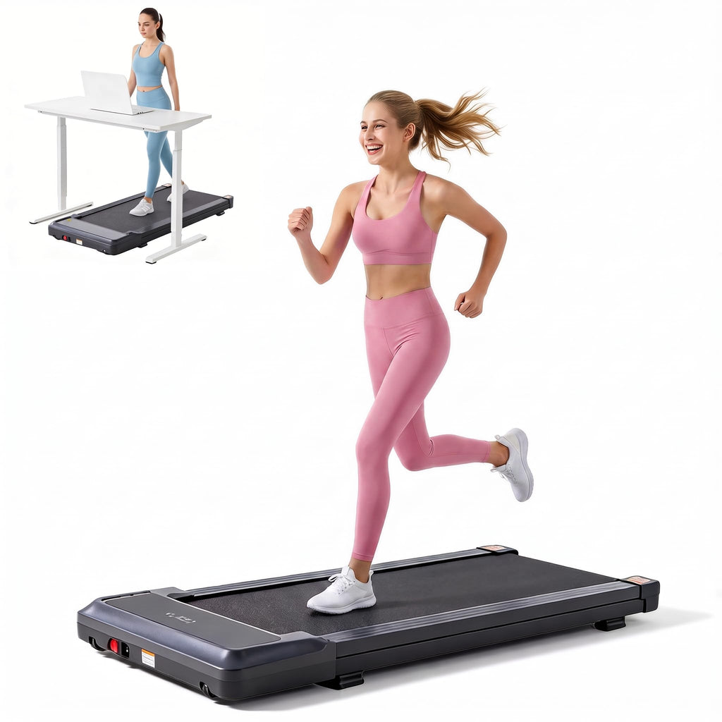Black Portable 3-in-1 Walking Pad Treadmill B81033