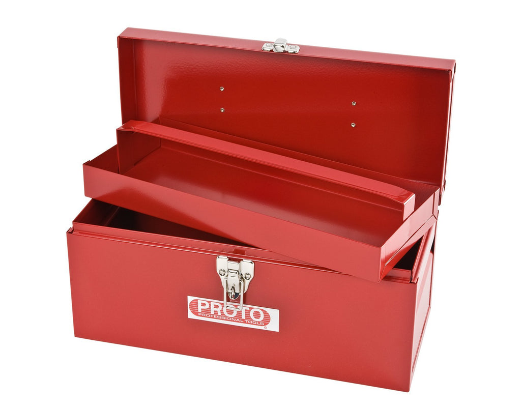Red 14"L X 6"D X 6-1/2"H Tool Box J8370