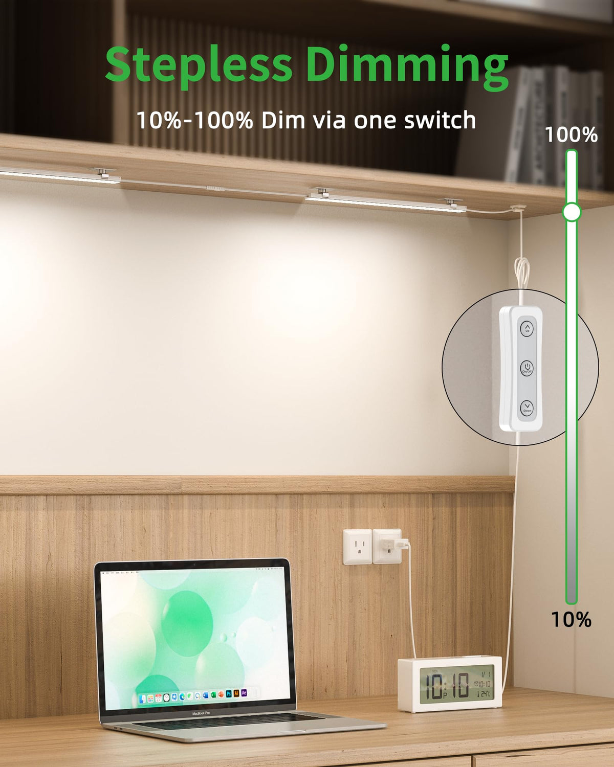 Dimmable 3pcs 12 Inch Cold White 6000K Linkable Under Cabinet Light L168811