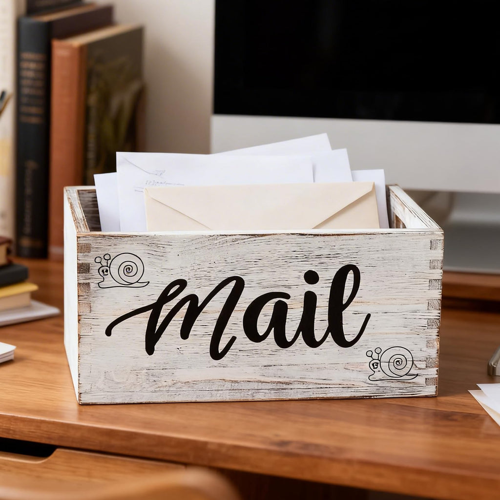 White Mail Holder and Key Organizer W624666