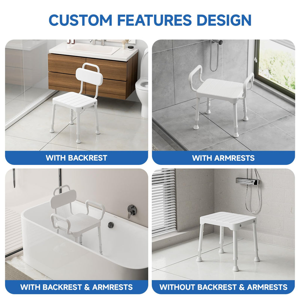 Shower Chair with Back & Arms G46382