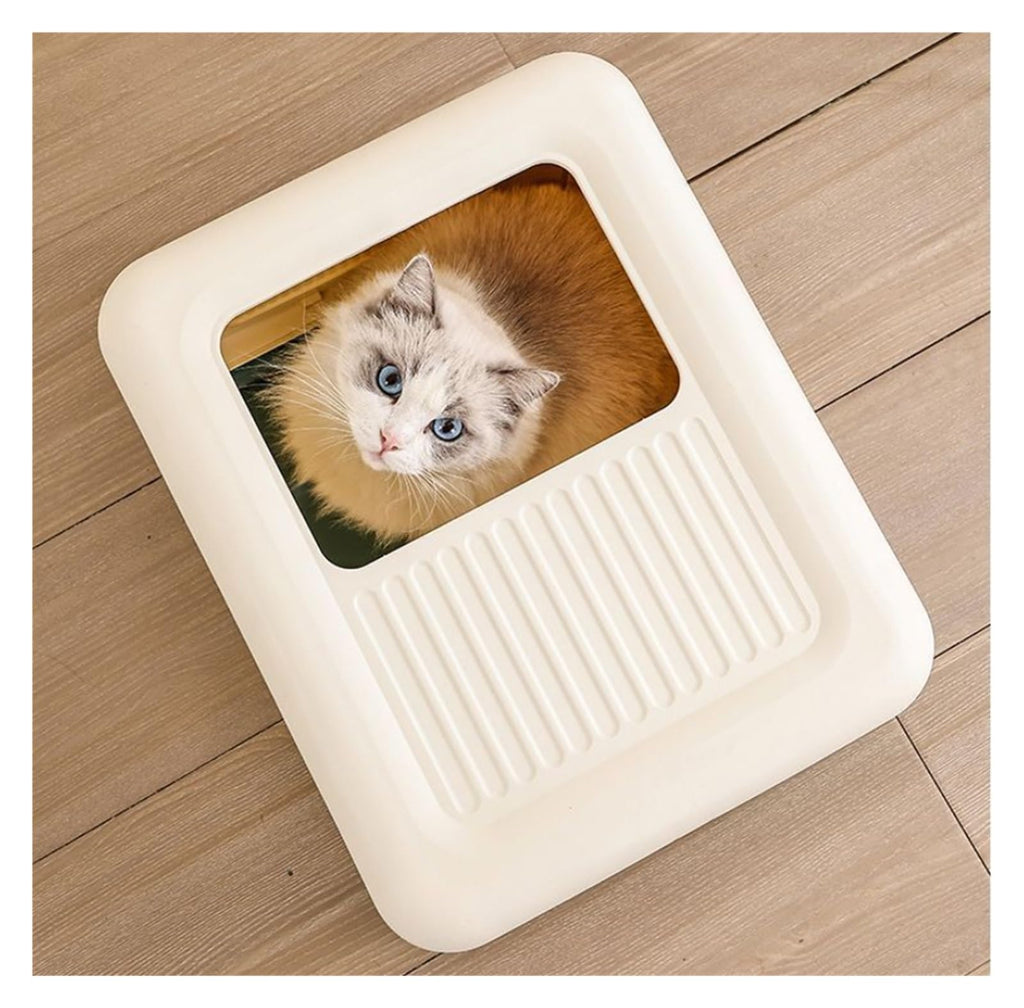 Fully Enclosed Cat Litter Box with Lid and Drawer K1760