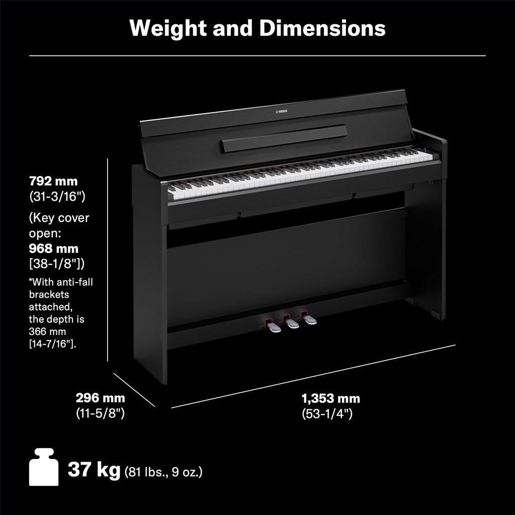 Black 88-Key Weighted Digital Piano U949
