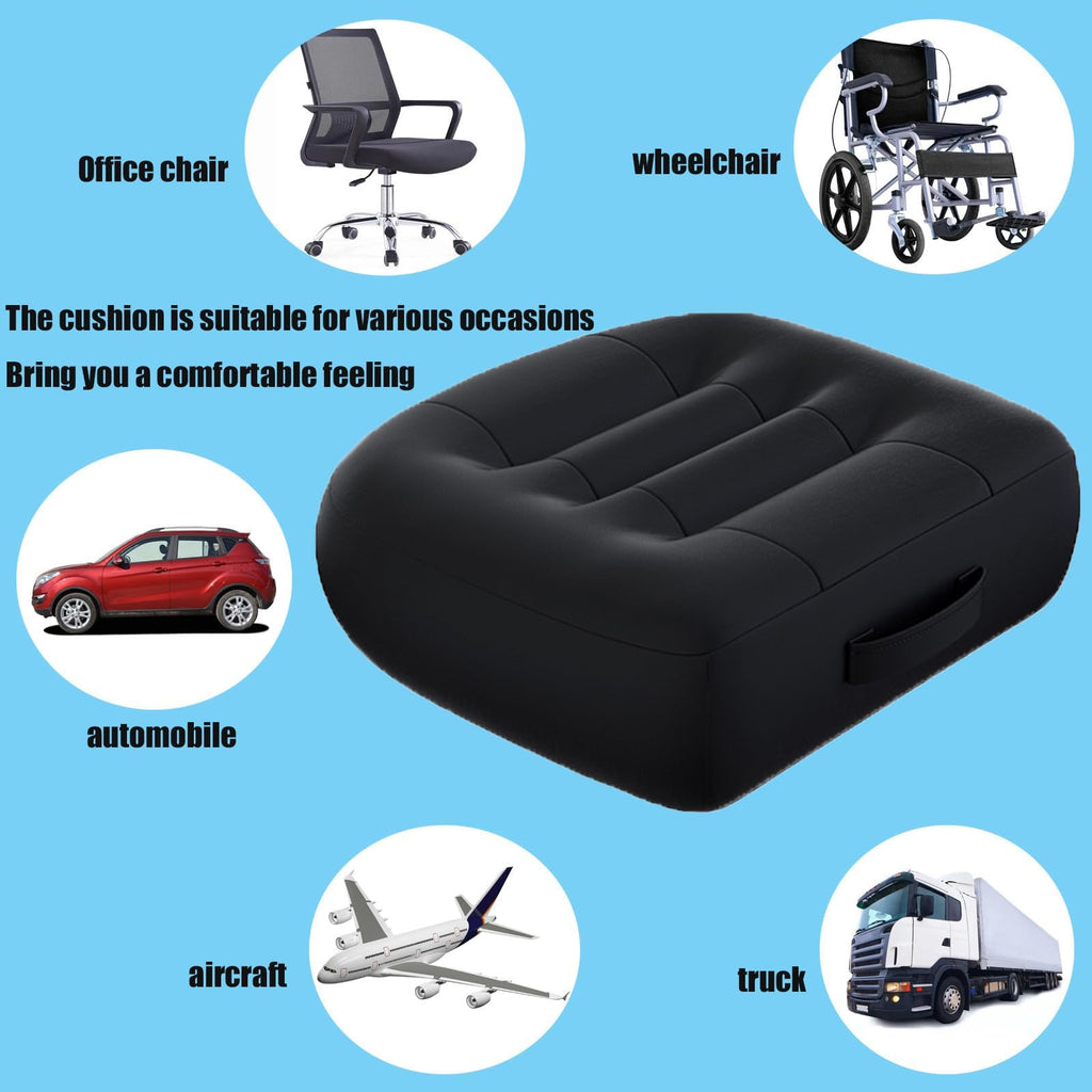 Black Inflatable Booster Seat Cushion C828073