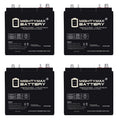 6V 210AH Dual Terminal SLA Replacement Battery 4 Pack N660672