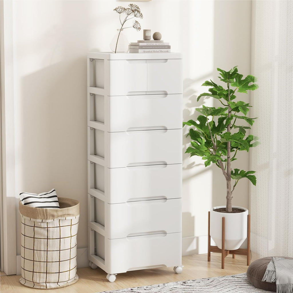 Storage Cabinet with 6 Plastic Drawers Y372930