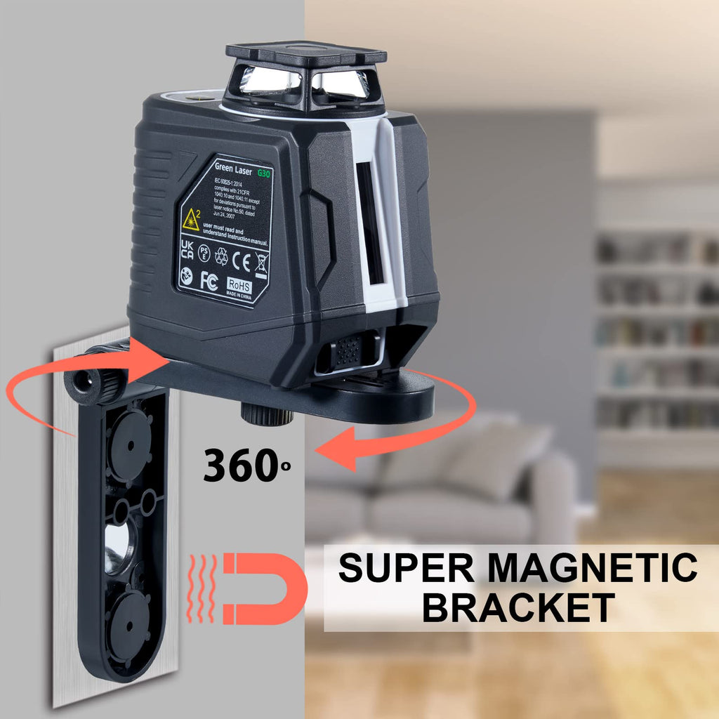 360° Self Leveling Laser Level with Tripod H220747