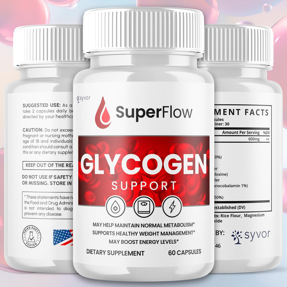 Glycogen Support Supplement Formula 120 Capsules A265
