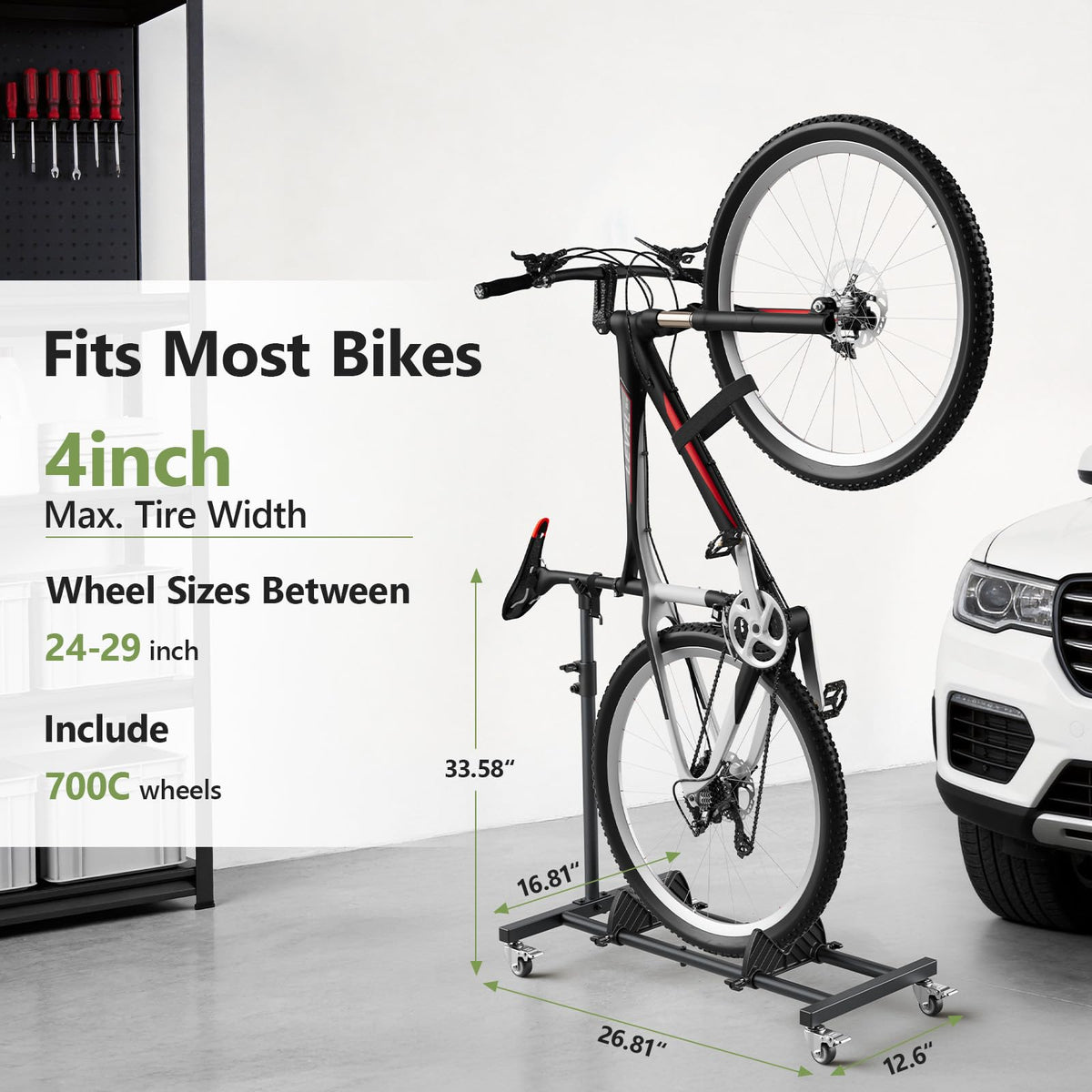 Freestanding Black Bike Stand B617181