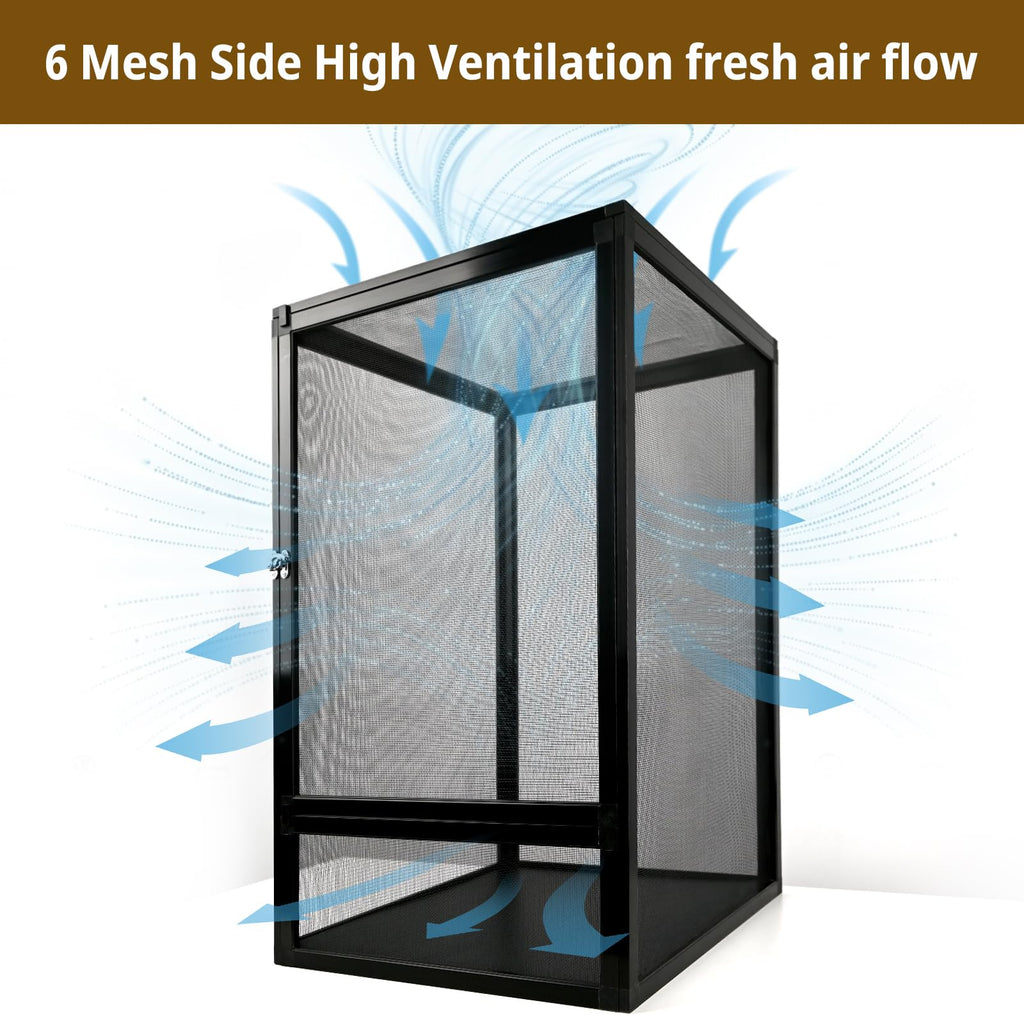 33 Gallon Open-Air Mesh Reptile Terrarium Cage Z566487
