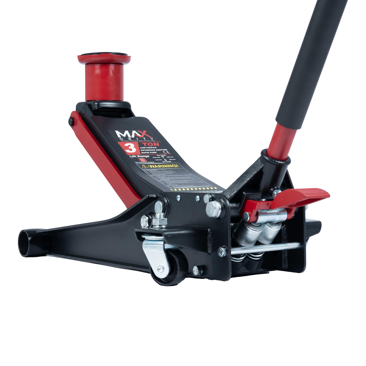 3-Ton Low-Profile Dual Pistons Steel Floor Jack S522898