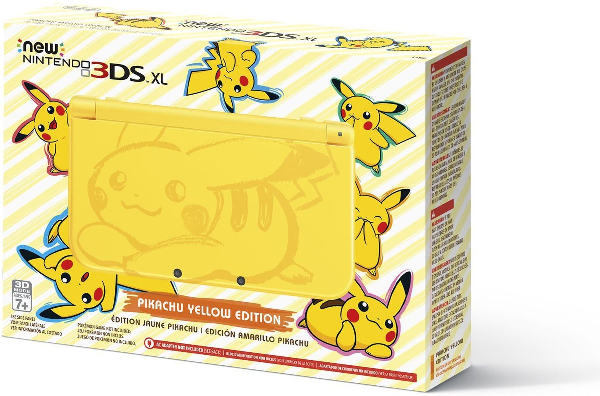 Yellow 3DS XL Bundle with AC Adapter I334