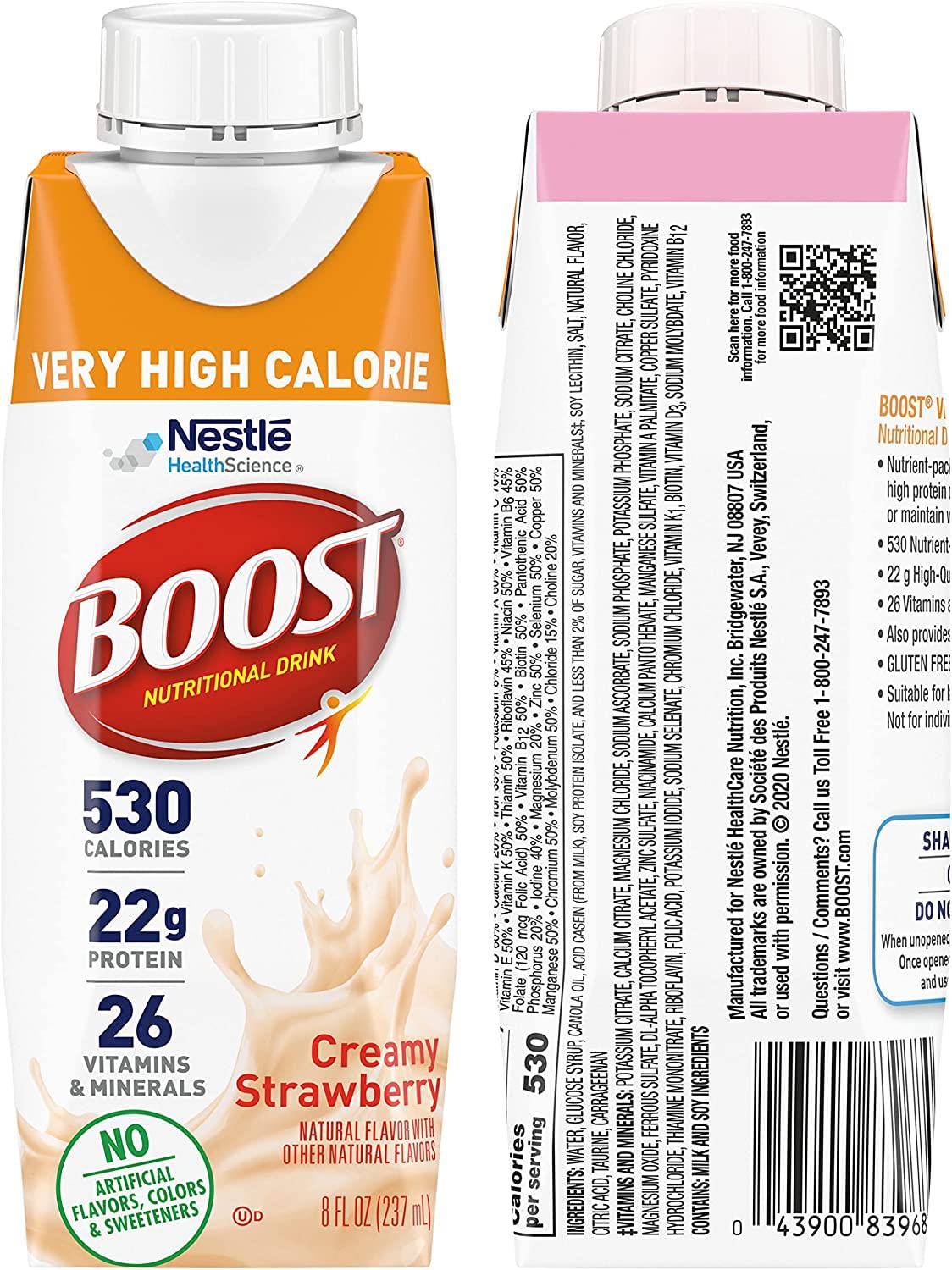 Very High Calorie Nutritional Drink Variety Pack, 12 Count E7695