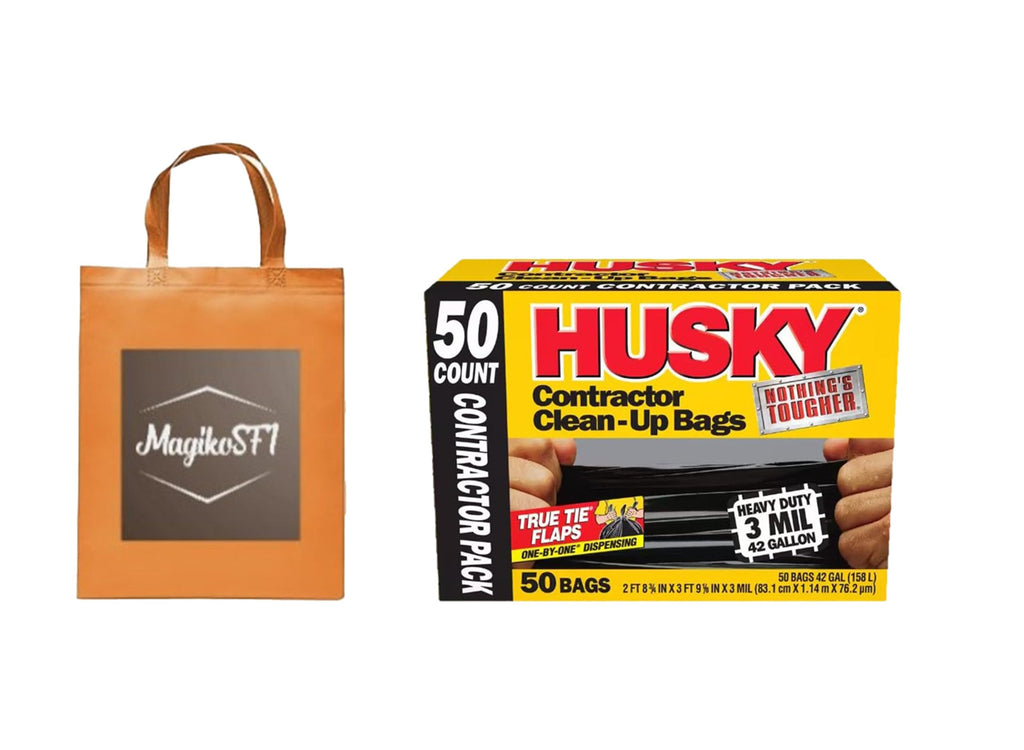 42-Gallon Contractor Clean-Up Trash Bags 50 Count M7539