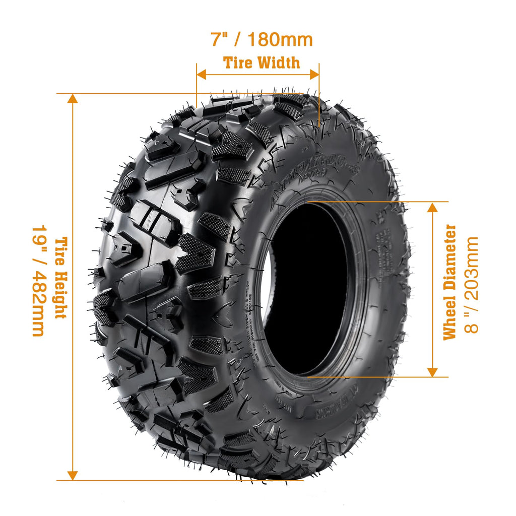 19x7-8 All-Terrain ATV UTV Tires 2 PCS U358526
