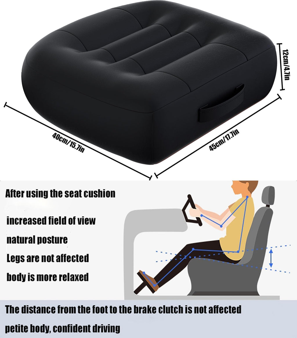 Black Inflatable Booster Seat Cushion C828073