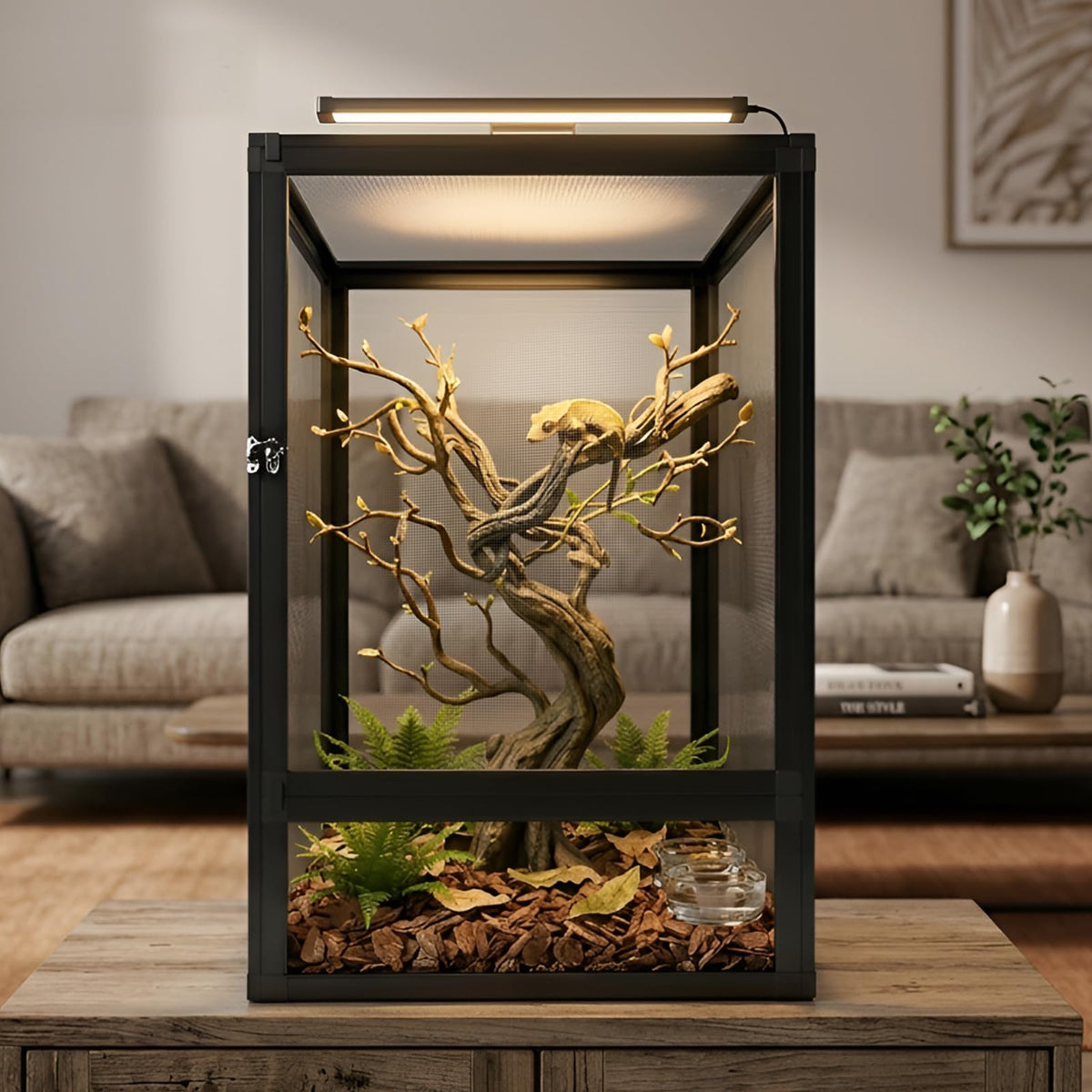 33 Gallon Open-Air Mesh Reptile Terrarium Cage Z566487