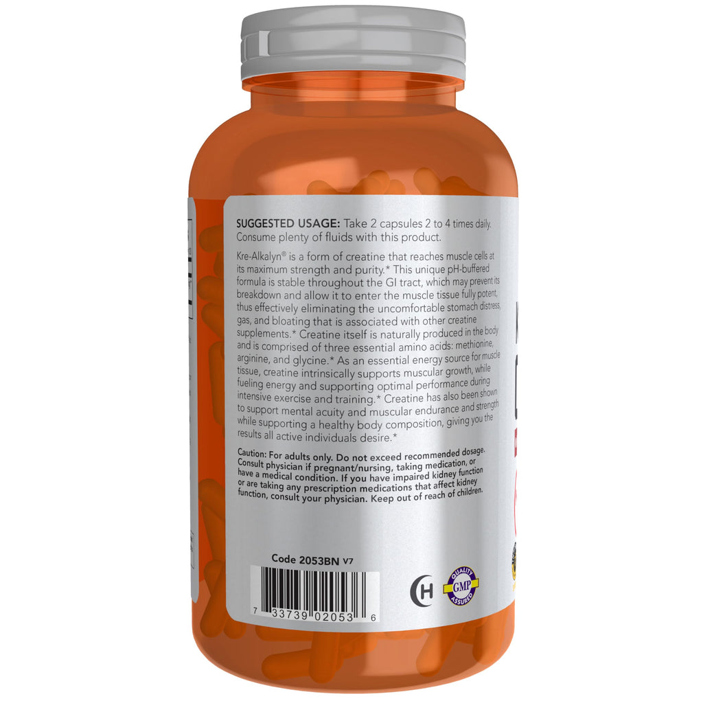 Buffered Creatine 750 mg 240 Caps F3671