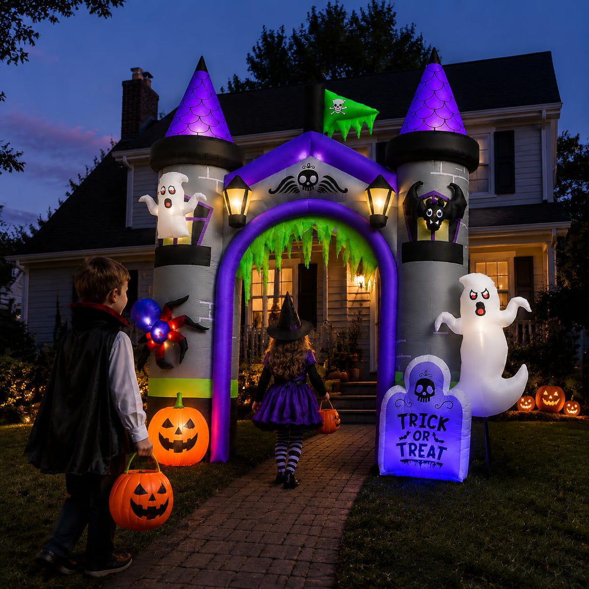 12.5 FT Inflatable Halloween Archway S9447