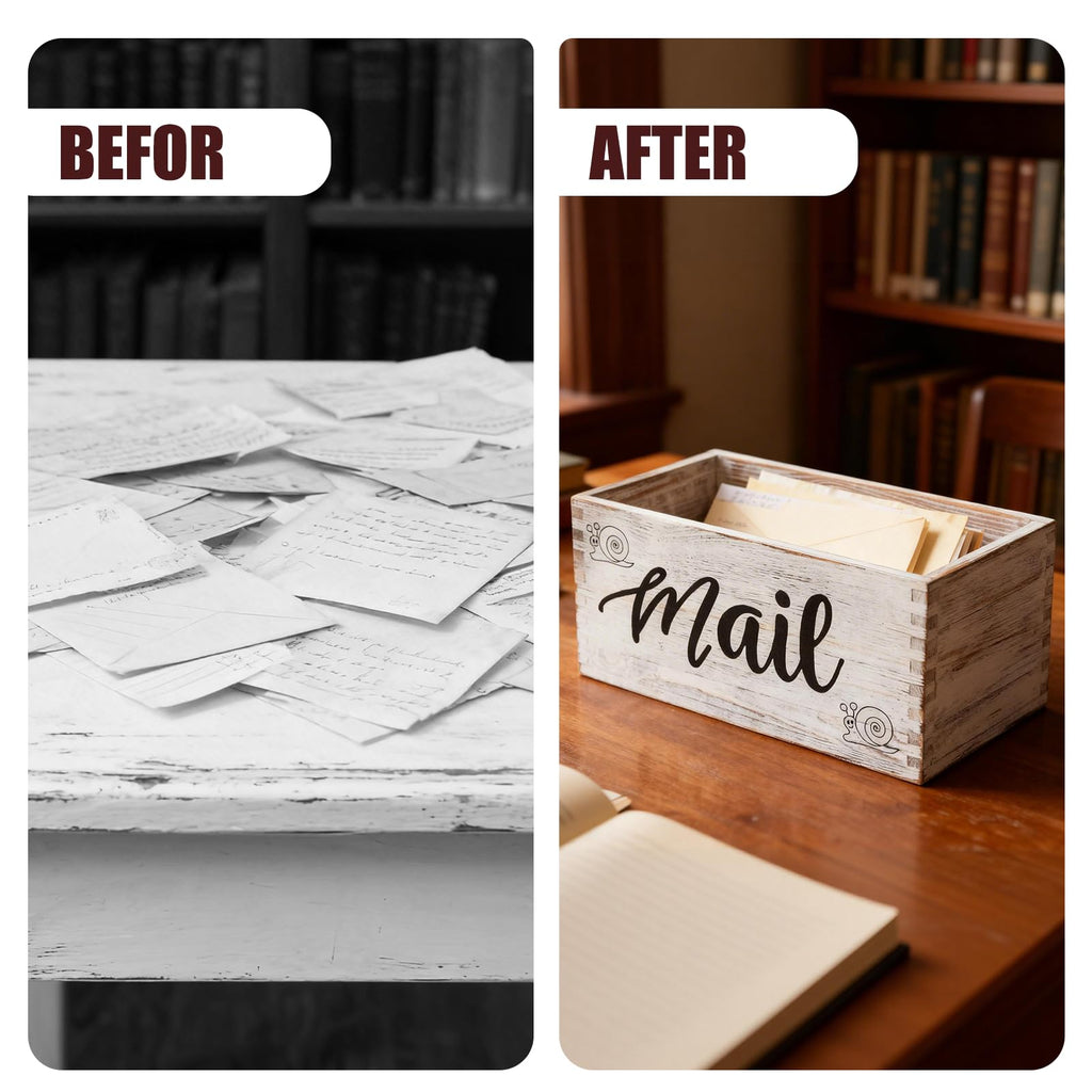 White Mail Holder and Key Organizer W624666