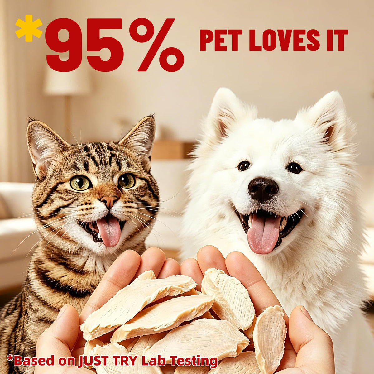 Freeze Dried Chicken Breast Cat & Dog Treats G9280
