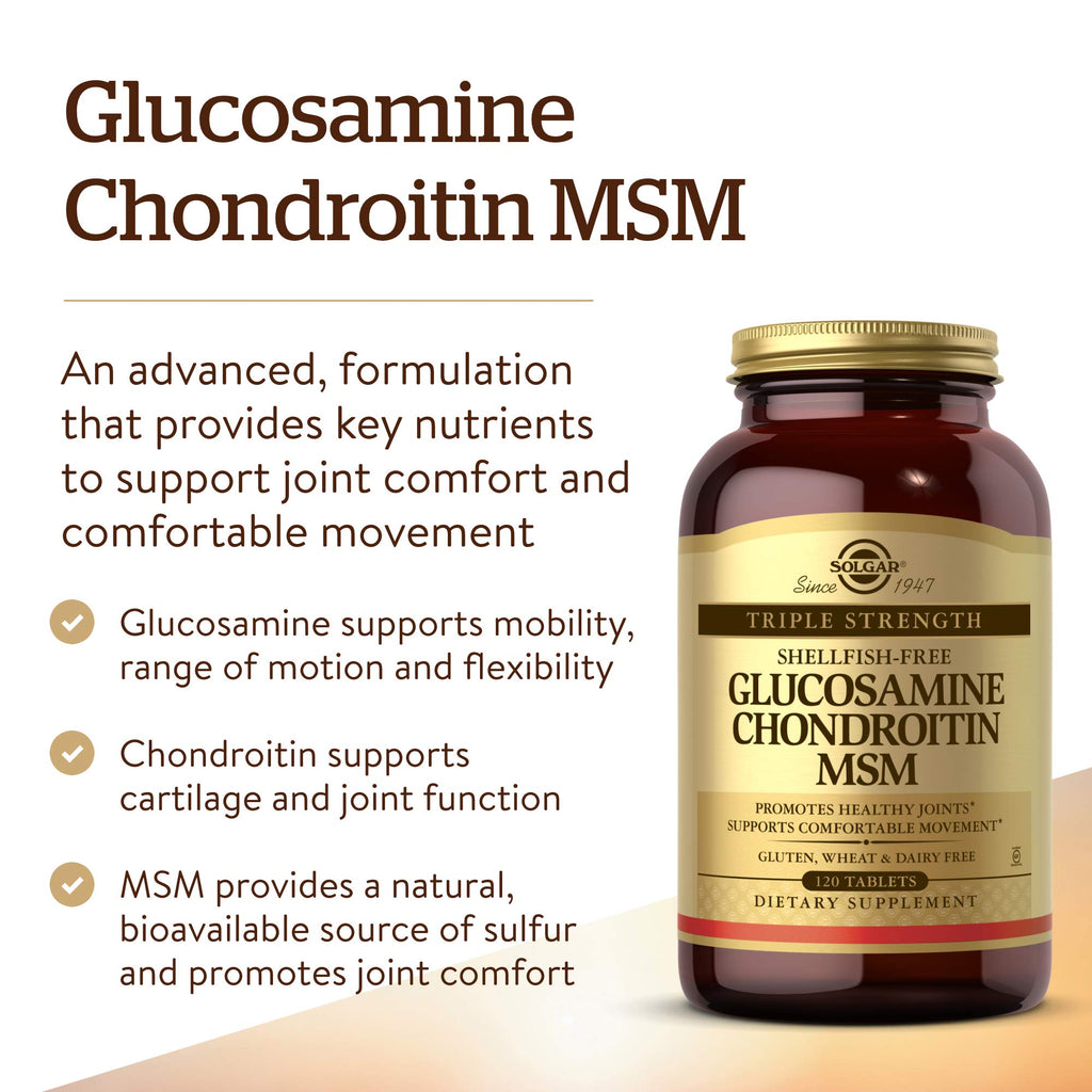 120 Tablets Glucosamine Chondroitin MSM N81444