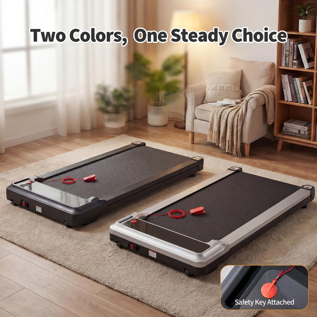 Black Portable 3-in-1 Walking Pad Treadmill B81033