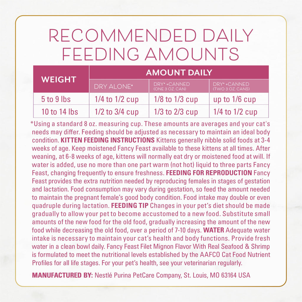 Dry Cat Food Filet Mignon Flavor 3 lb. Bag S993