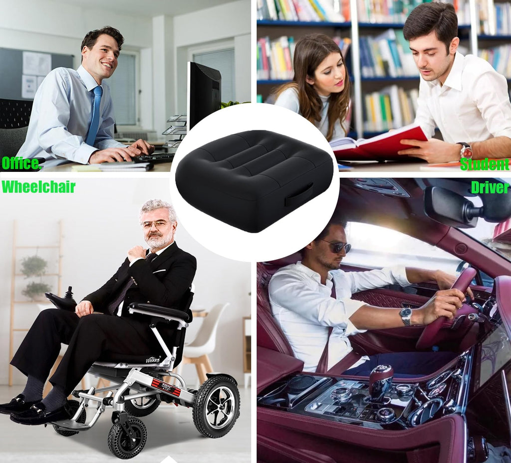 Black Inflatable Booster Seat Cushion C828073