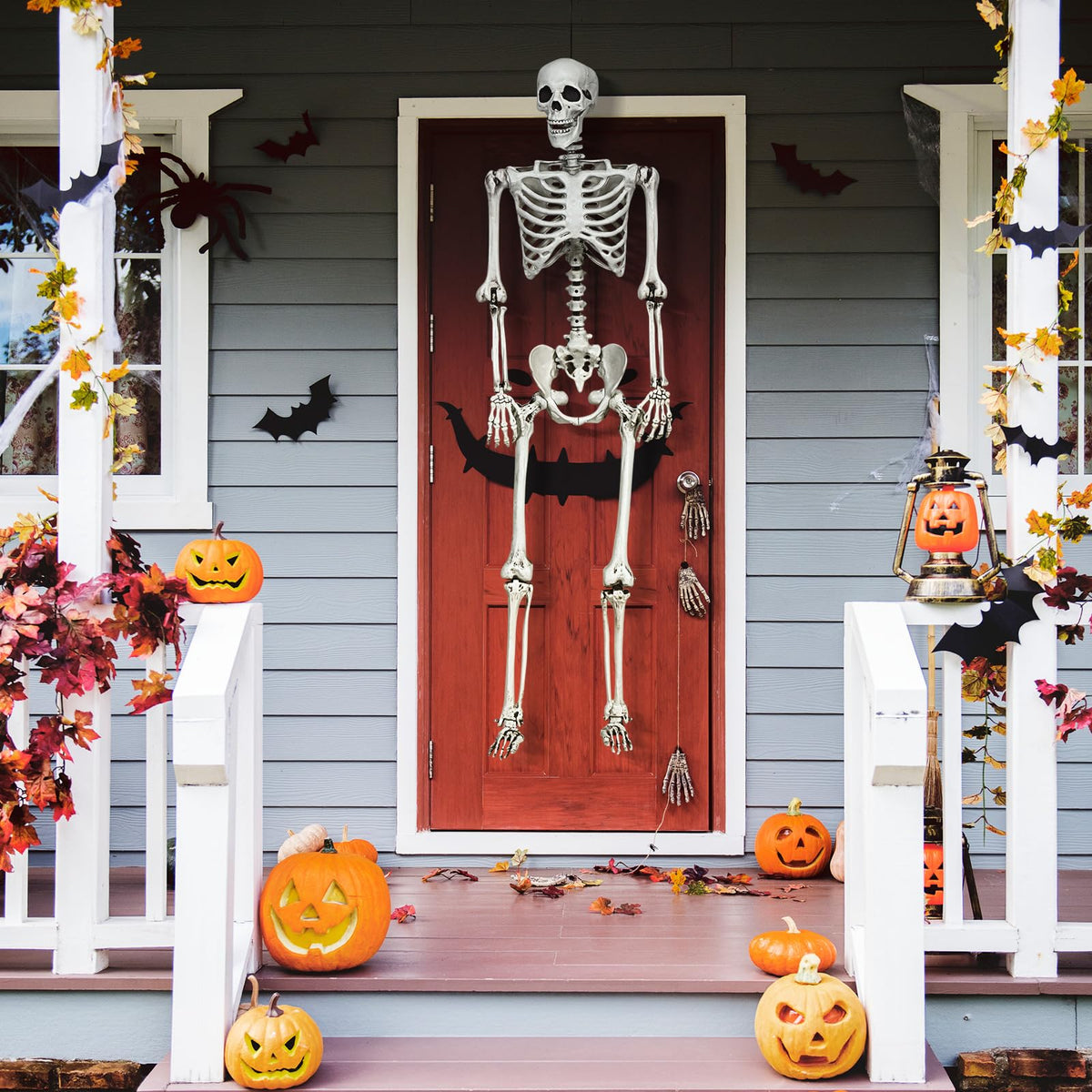 5.4 FT Posable Skeleton Decoration Y341070