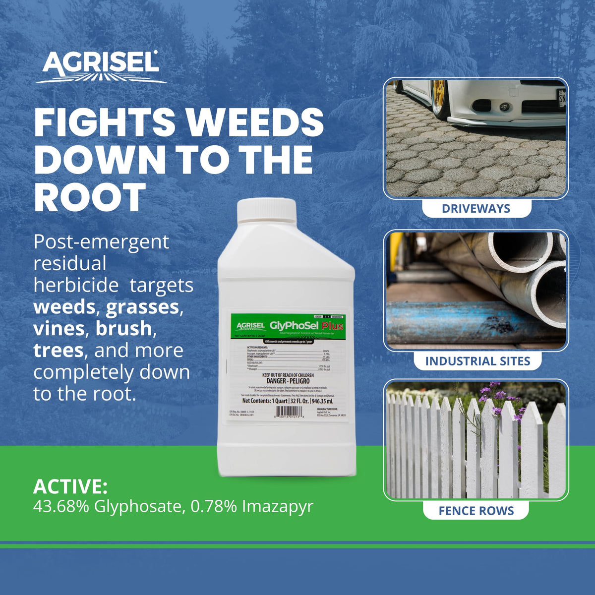 32 Ounces Post Emergent Weed Killer F409051