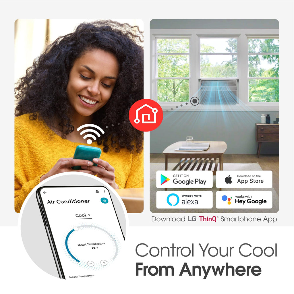 8000 BTU White Window Air Conditioner D662