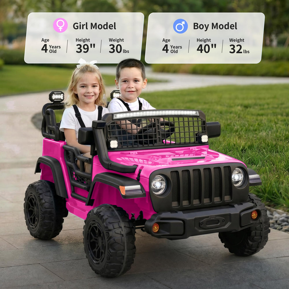 2 Seater 24V Electric Ride on Car with Remote V311842