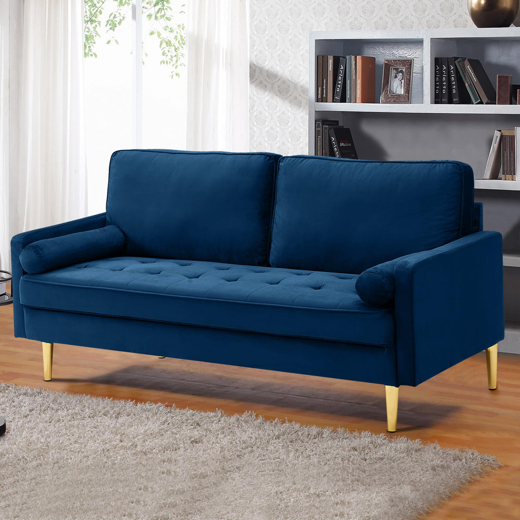 67" Velvet Tufted 2-Seater Sofa A968386