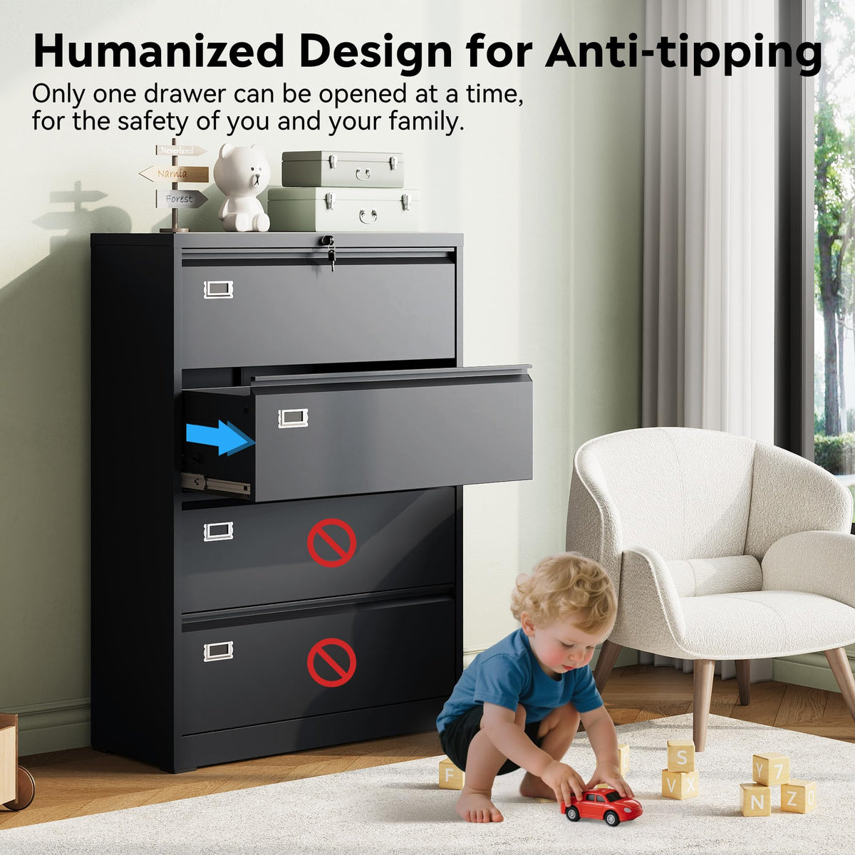 4 Drawer File Cabinet R958832