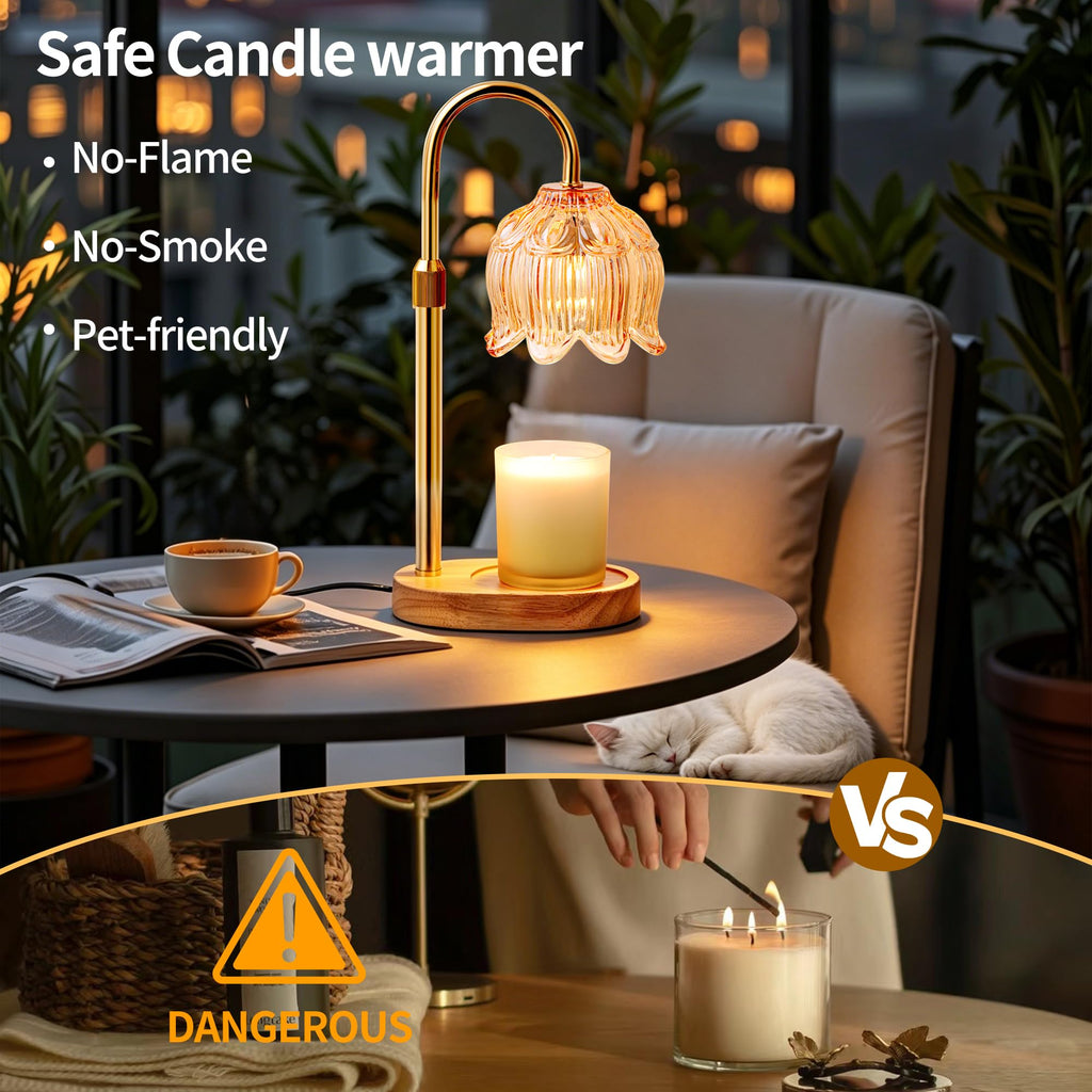 Candle Warmer Lamp with Timer O62356