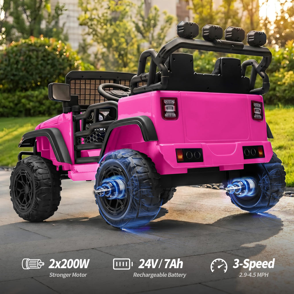 2 Seater 24V Electric Ride on Car with Remote V311842