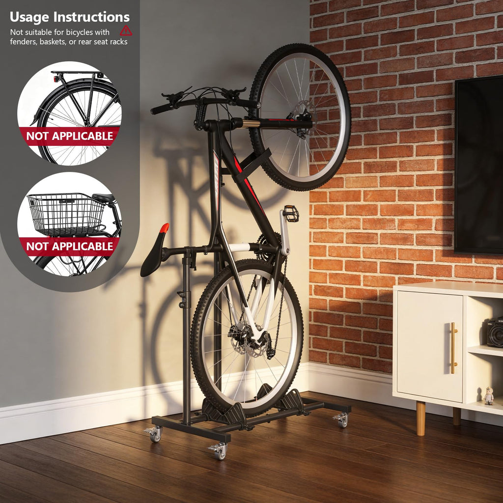 Freestanding Black Bike Stand B617181