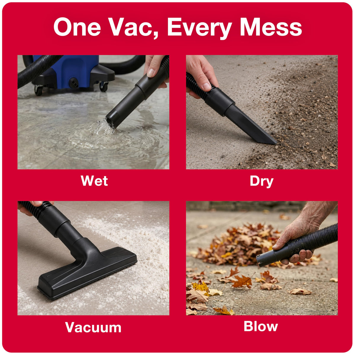 16 Gallon Wet Dry Vacuum Cleaner C245584
