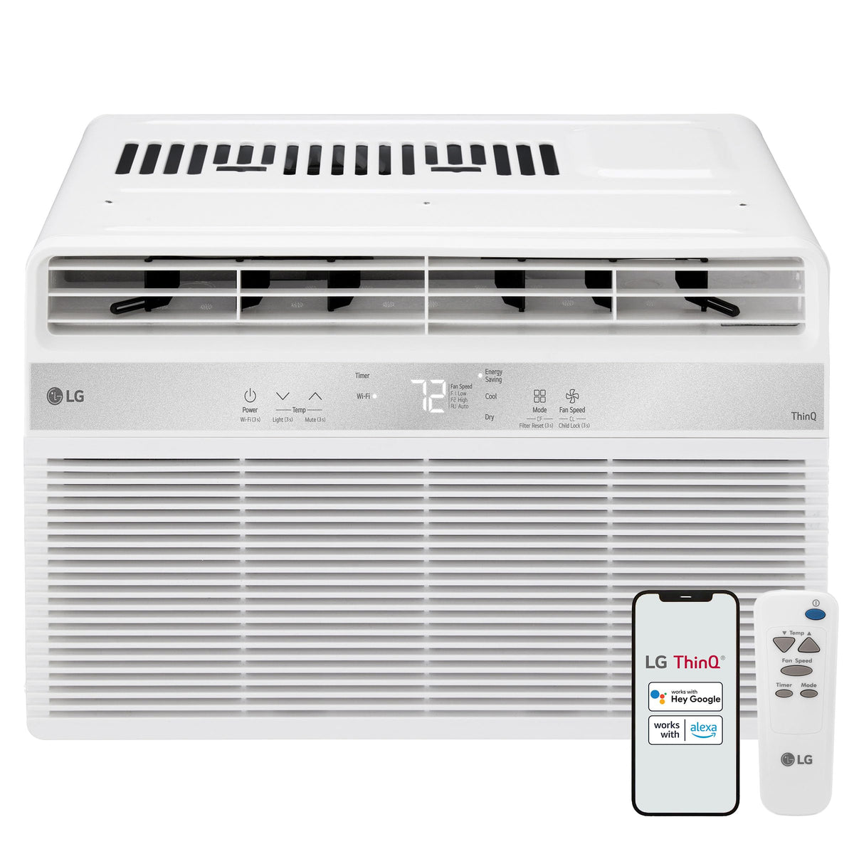 8000 BTU White Window Air Conditioner D662