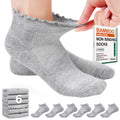 6 Pairs Low Cut Non Binding Diabetic Ankle Socks Z932