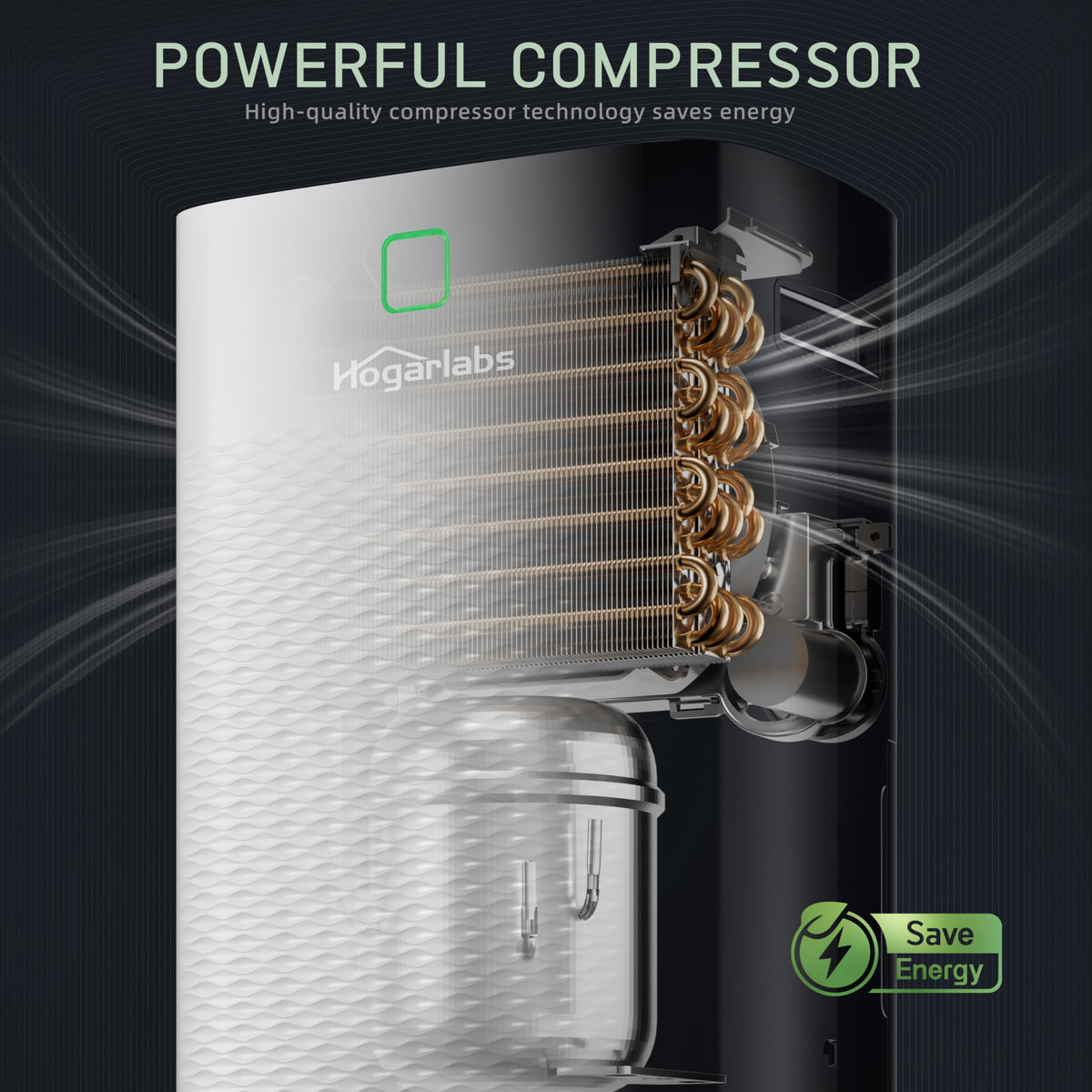 50 Pint Dehumidifier with Drain Hose & Auto Humidity Control L476
