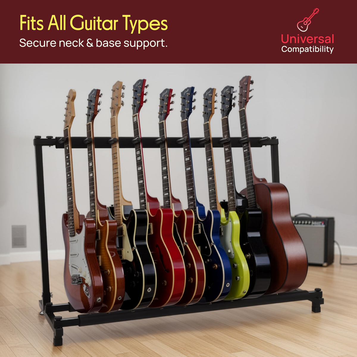 Foldable Universal Multi Guitar Stand S910