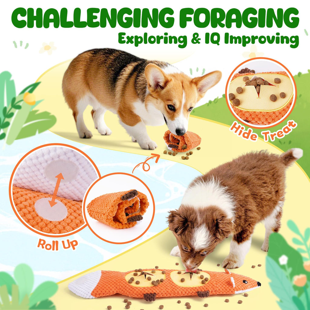 2 Pack No Stuffing Squeaky Dog Toys W1316
