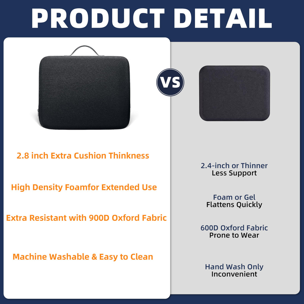 Extra Thick Stadium Seat Cushion H3736
