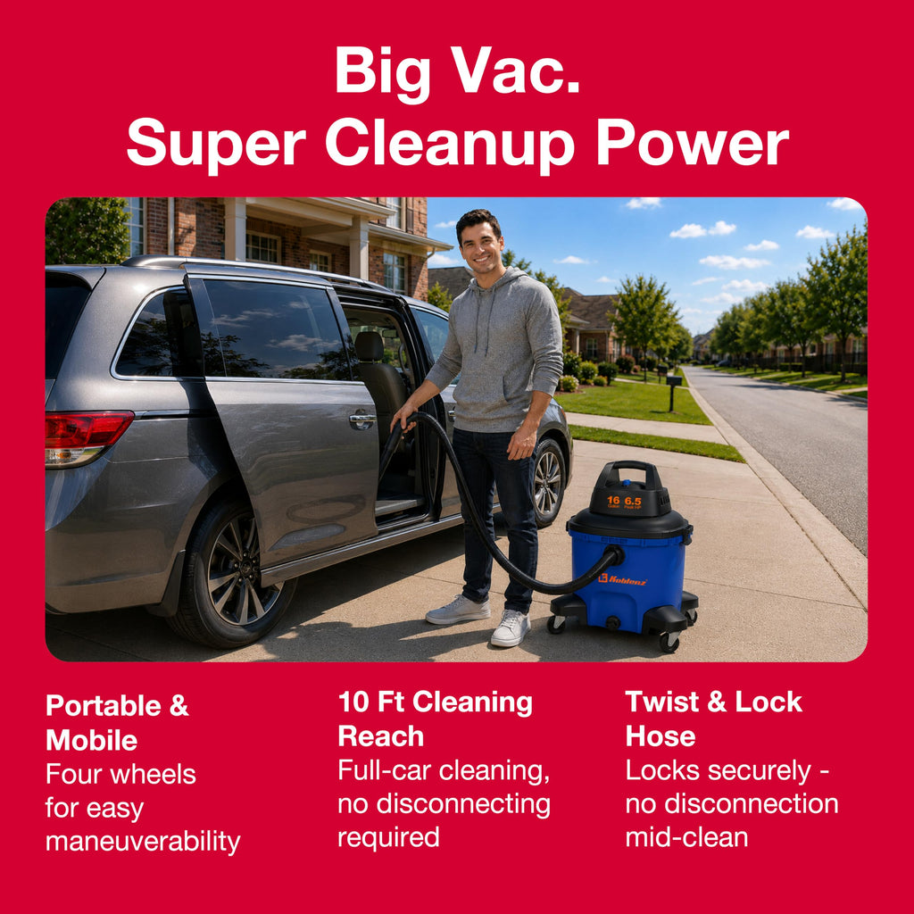 16 Gallon Wet Dry Vacuum Cleaner C245584