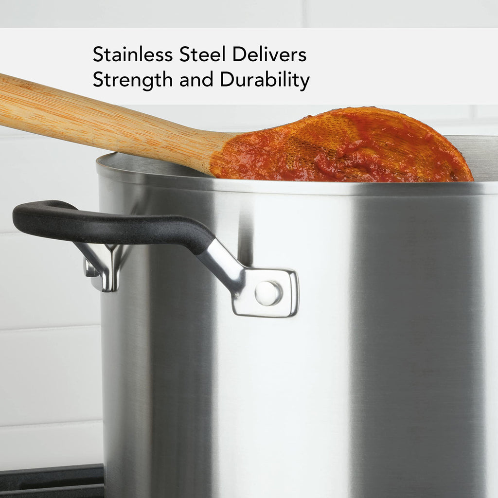 8-Quart Stainless Steel Stock Pot with Lid T52120